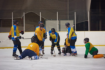 Image showing ice hockey sport players