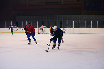 Image showing ice hockey sport players