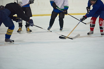 Image showing ice hockey sport players