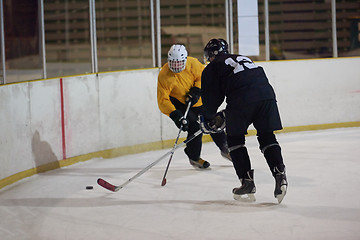 Image showing ice hockey sport players