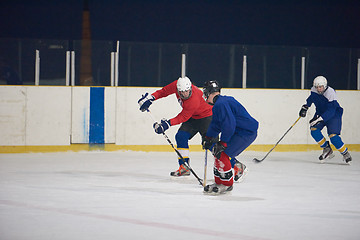 Image showing ice hockey sport players