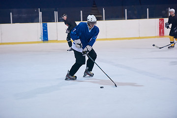 Image showing ice hockey sport players