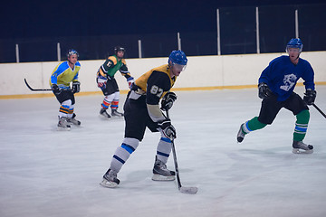 Image showing ice hockey sport players