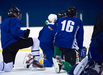 Image showing ice hockey player in action