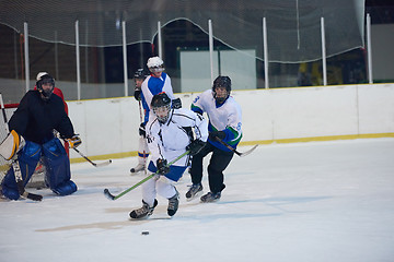 Image showing ice hockey sport players