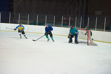 Image showing ice hockey sport players