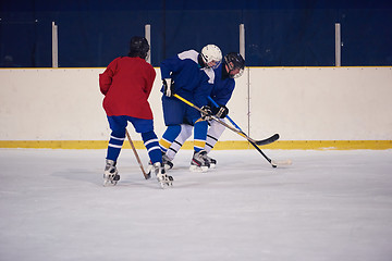 Image showing ice hockey sport players