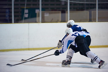 Image showing ice hockey sport players