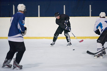 Image showing ice hockey sport players