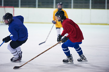 Image showing ice hockey sport players