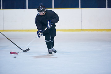 Image showing ice hockey player in action