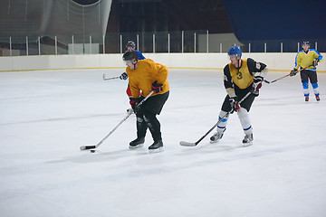 Image showing ice hockey sport players