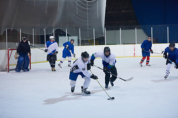 Image showing ice hockey sport players