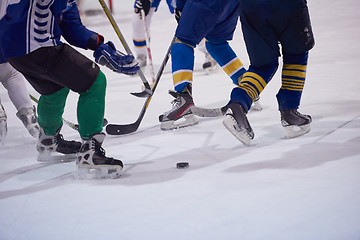 Image showing ice hockey sport players