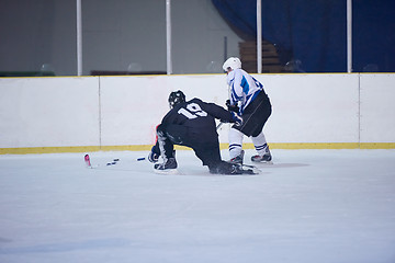 Image showing ice hockey sport players