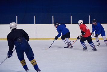 Image showing ice hockey sport players