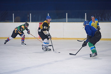 Image showing ice hockey sport players