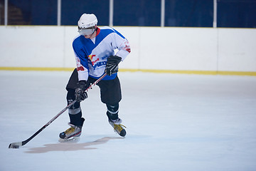 Image showing ice hockey player in action