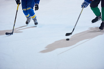 Image showing ice hockey sport players