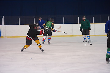 Image showing ice hockey player in action