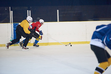 Image showing ice hockey sport players