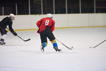 Image showing ice hockey sport players