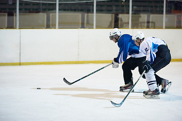 Image showing ice hockey sport players