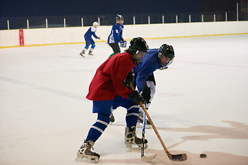 Image showing ice hockey sport players