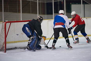 Image showing ice hockey sport players