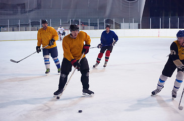 Image showing ice hockey sport players