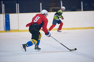 Image showing ice hockey sport players