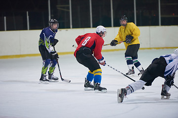 Image showing ice hockey sport players