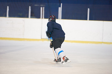 Image showing ice hockey player in action