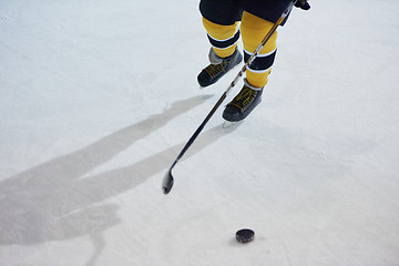 Image showing ice hockey player in action