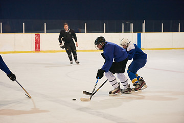 Image showing ice hockey sport players