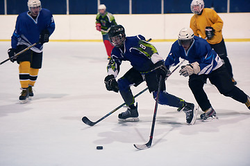 Image showing ice hockey sport players