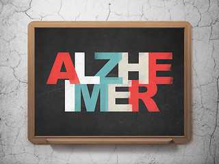 Image showing Medicine concept: Alzheimer on School Board background