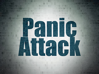 Image showing Healthcare concept: Panic Attack on Digital Paper background