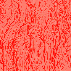 Image showing Red Trees Background