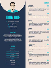 Image showing New cv resume template