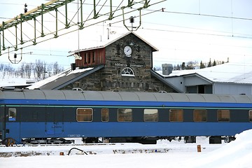 Image showing Train on a station