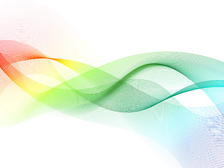 Image showing abstract wavy background