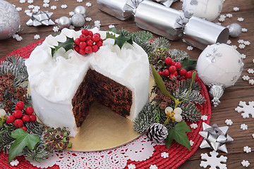 Image showing Traditional Christmas Cake