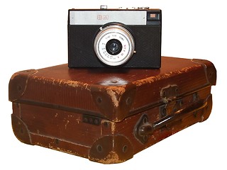 Image showing old fashioned photo camera