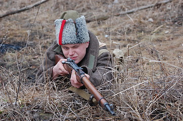 Image showing Russian Soldier 1918