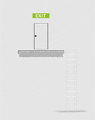 Image showing exit door