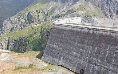 Image showing Dam Grande Dixence - Worlds highest gravity dam