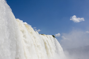 Image showing Detail of the Iguazu Falls in Brazil