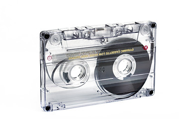 Image showing close up of vintage audio tape cassette