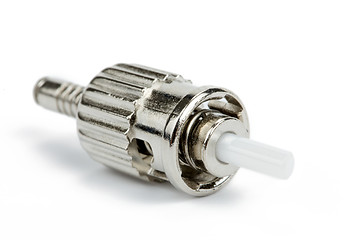 Image showing fiber optic ST connector